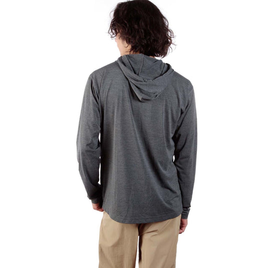 Foxfire × Fish Hook | 釣りにも、街にも。SC プルオーバーフーディー チャコール（限定ステッカー付き）