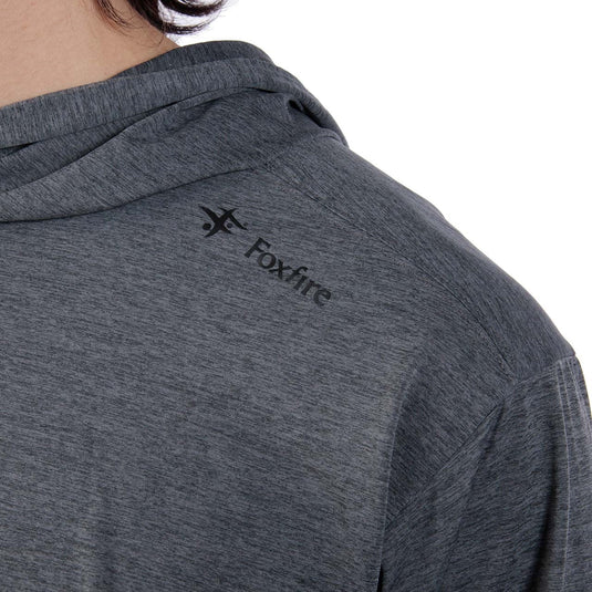 Foxfire × Fish Hook | 釣りにも、街にも。SC プルオーバーフーディー チャコール（限定ステッカー付き）