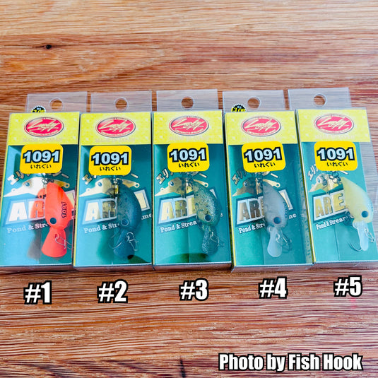 ラッキークラフト マイクロクラピー DR 2フックSS & F【1091カラー】/Lucky Craft Micro Cra-Pea　【1091color】