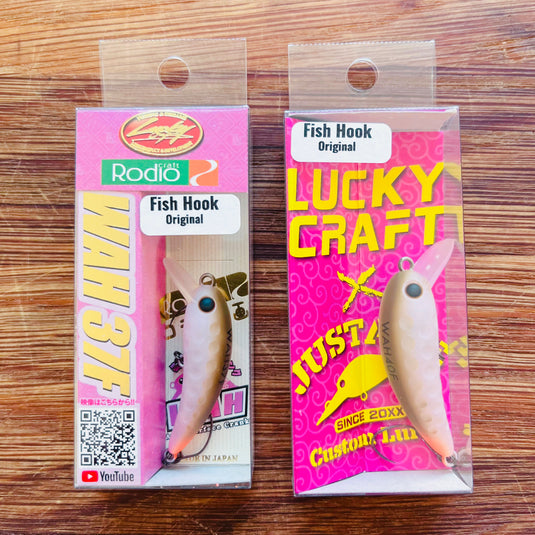 【Bespoke of Fish Hook 】ラッキークラフト ワウ シリーズ リバースサクラミソ /【Bespoke of Fish Hook 】Lucky Craft WAH reverse SAKURAMISOseries