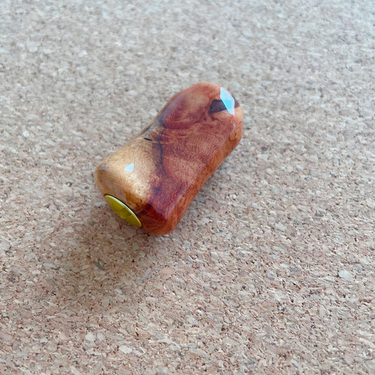 わたらせ樹脂工房 ウッドノブ シマノ 左用 01 / Watarase Resin Studio Wood knob Shimano for left