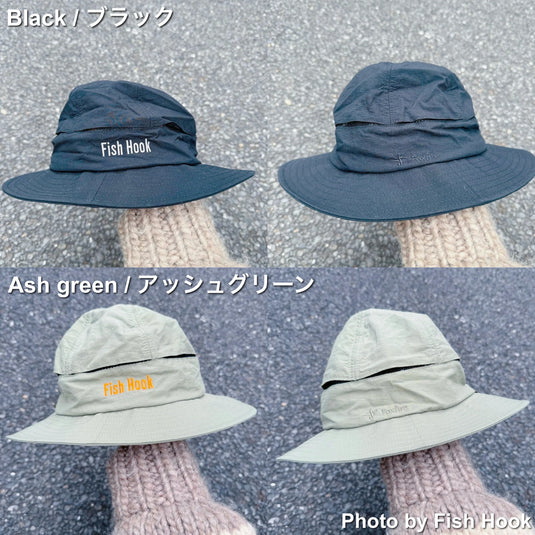 【Foxfire × Fish Hook 】アウトドアハット (限定ステッカー付き) /【Foxfire × Fish Hook 】Outdoor Hat (limited sticker)