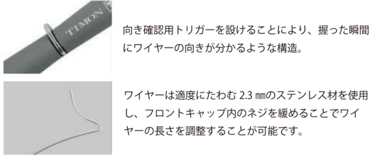TIMONカーボンリリーサー & TIMONエクステンショングリップ / TIMON CARBON RELEASER・TIMON EXTENSION GRIP