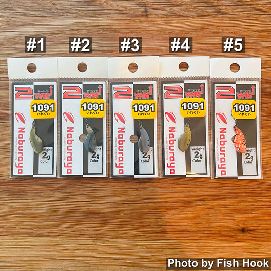 なぶら家 ツーウィン 2g 【1091 中部管釣りカラー】 / Naburaya 2WIN 2g 【1091 中部管釣りcolor 】