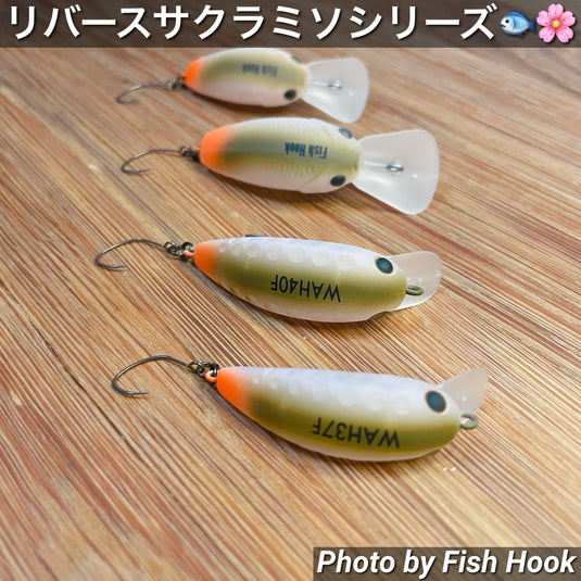 【Bespoke of Fish Hook 】ラッキークラフト ワウ シリーズ リバースサクラミソ /【Bespoke of Fish Hook 】Lucky Craft WAH reverse SAKURAMISOseries
