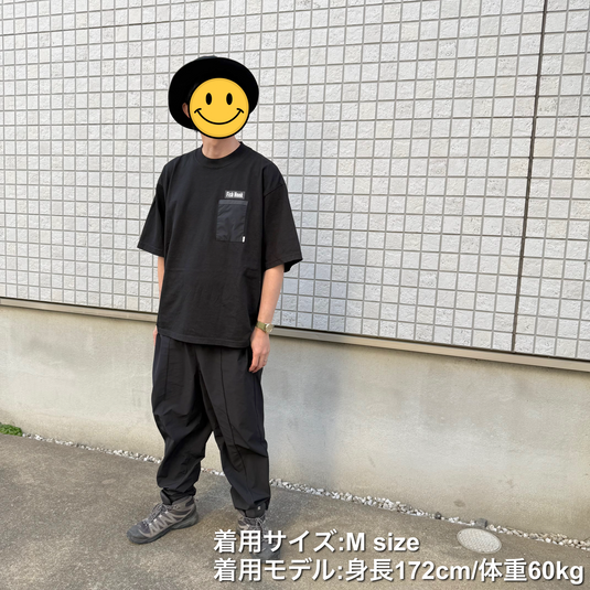 【ご予約製品】（2026年春お届け予定）amu × Fish Hook amuca®素材のコラボ Tシャツ